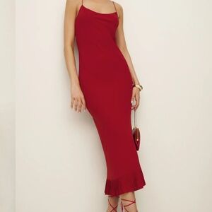 Reformation Suki Dress Red - Size 10
